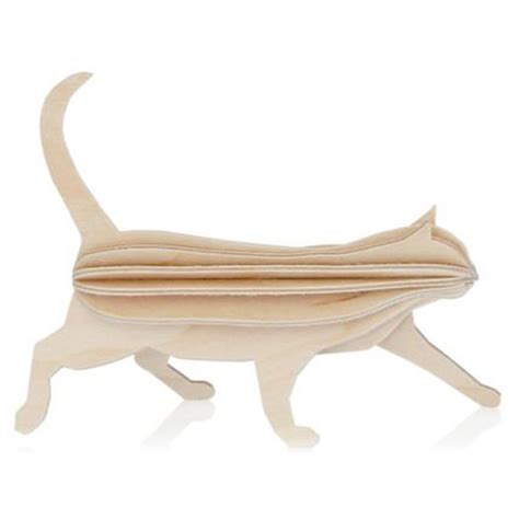 Wooden 3D Puzzle - Cat