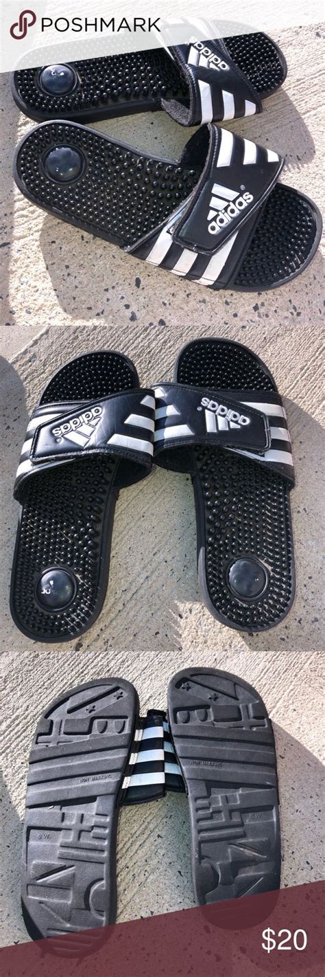 ADIDAS SLIP ON SANDALS BARELY USED! | Slip on sandal, Sandals, Adidas slip