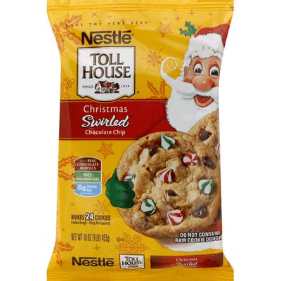 Toll House Chocolate Chip Cookie Dough Holiday (16 oz) - Instacart