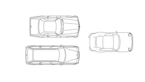 Cars Design Plan In Autocad 2D File Free Download - Cadbull