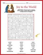 Religious Christmas Word Search Printable