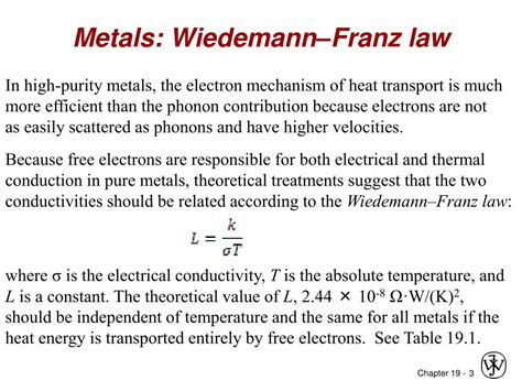 PPT - Ch:19 Thermal Conductivity PowerPoint Presentation, free download ...