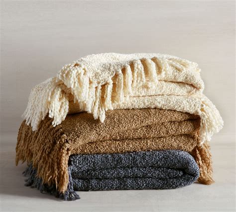 Dreamy Handwoven Fringe Throw | Pottery Barn