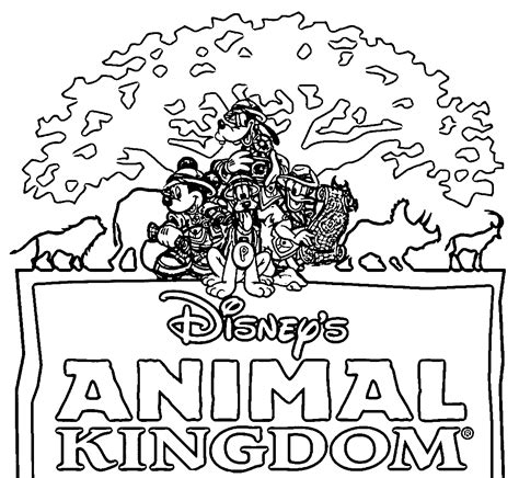 Disney Animal Kingdom Coloring Pages - Coloring Home