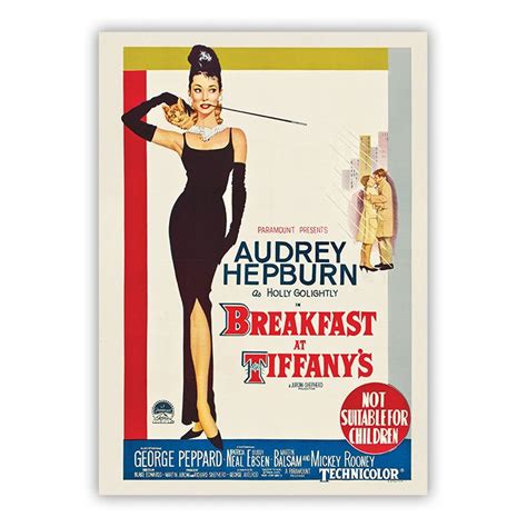 Breakfast at Tiffanys - Audrey Hepburn - 1961 — Heritage Posters