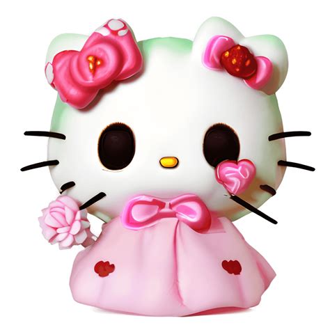 Hello Kitty Heart Flower Crown · Creative Fabrica