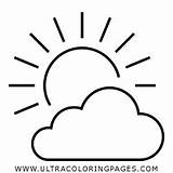 Partly Cloudy Coloring Pages  Ultra sketch template