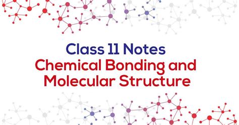 Chemical Bonding and Molecular Structure Class 11 Notes | Vidyakul