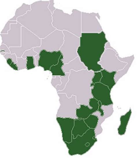 how many countries in africa speak english