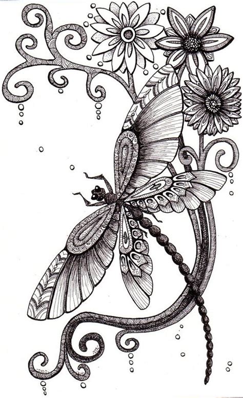 DragonFly tattoo sketch | Best Tattoo Ideas Gallery