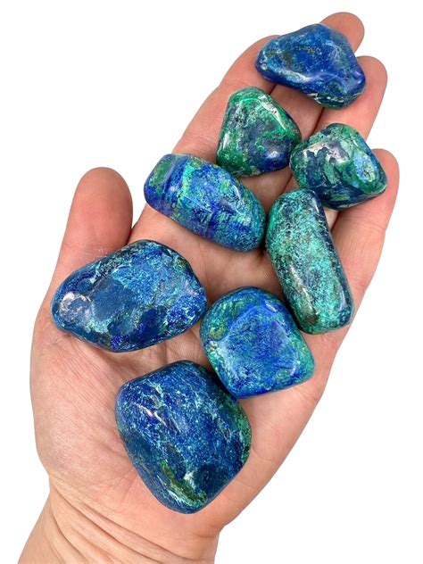 Azurite Tumbled Crystal Grade AA Multiple Sizes Available Tumbled ...