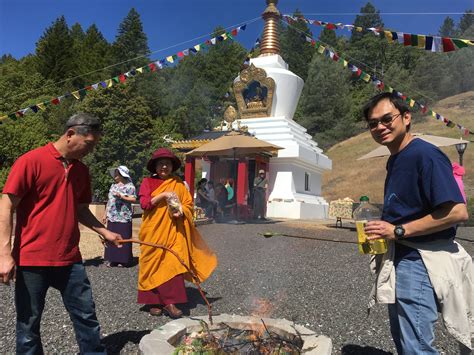 Finishing Fire Puja – Yongey Buddhist Center