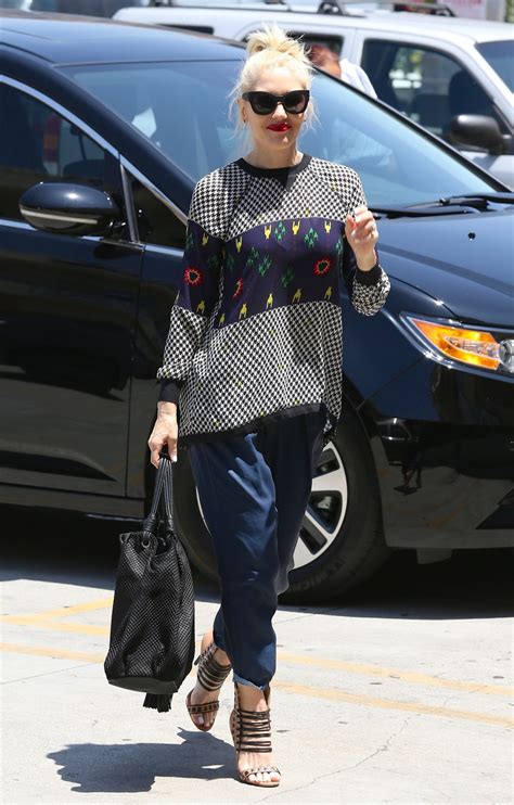 Gwen Stefani Street Style - Out in Los Angeles - May 2014