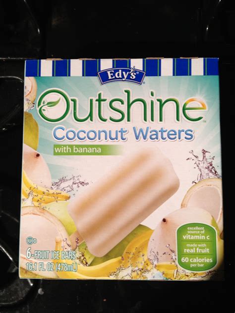 Edy's Outshine coconut waters Popsicles are dairy-free. (They come in several varieties too ...