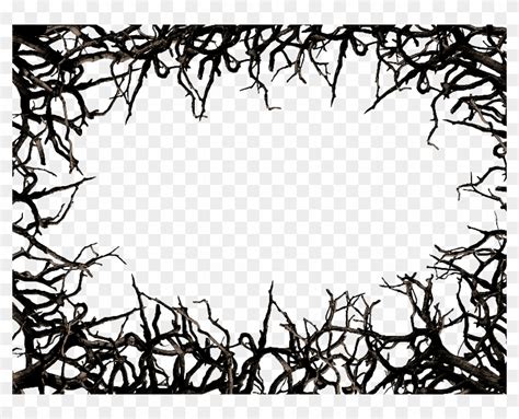 Thorn Bush Silhouette Clipart