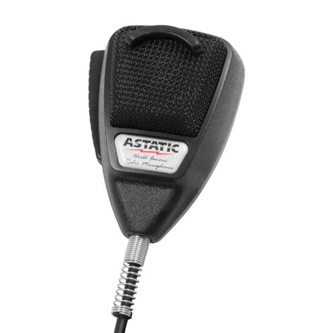 Astatic® 302-10001 - Black Noise Canceling CB Microphone