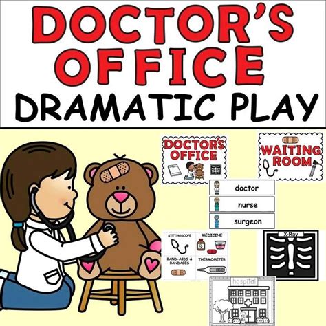 Doctor's Office Dramatic Play Free Printables