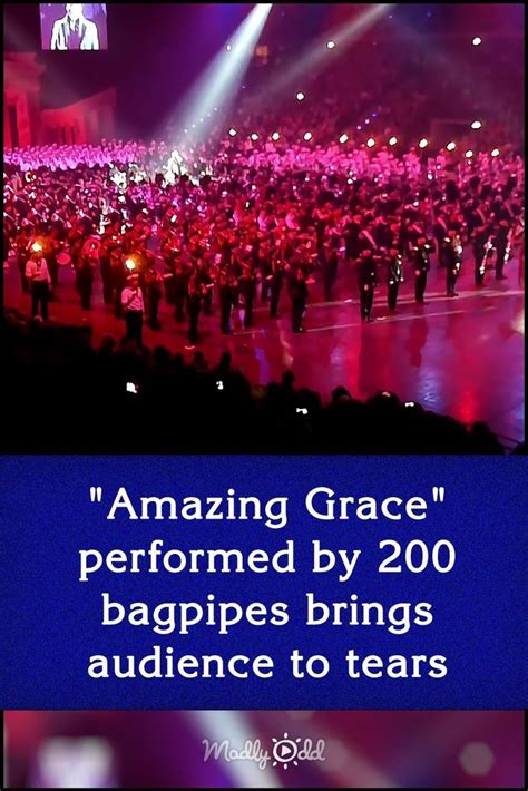 “Amazing Grace” performed by 200 bagpipes brings audience to tears | Country music songs ...