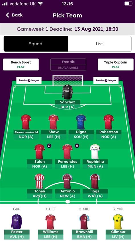 Fantasy Premier League Tips 2021/22 - 3 Contributors Updated Teams