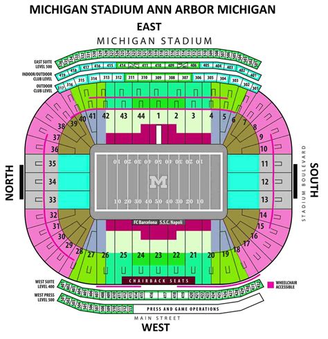 Michigan Stadium Seating Plan, Ticket Price, Booking, Parking Map