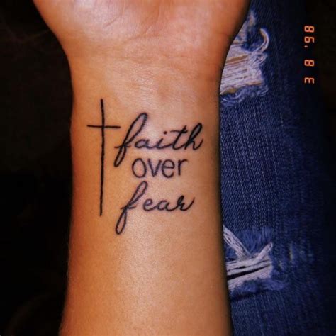 32 Best Faith Over Fear Tattoo Ideas - Read This First