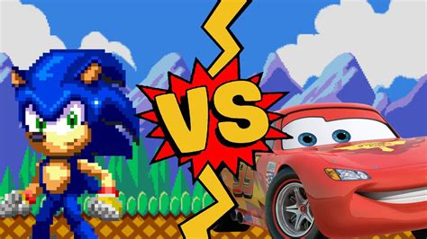 M.U.G.E.N. Battles | Sonic vs Lightning McQueen | Sonic the Hedgehog vs ...