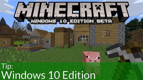 Minecraft Windows 10 Edition Beta - YouTube