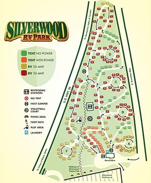 Silverwood Campground Map