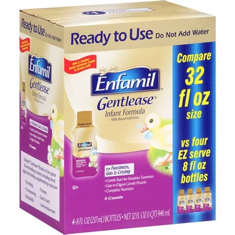 Enfamil Gentlease Milk-Based Ready-to-Feed Infant Formula Bottles - Shop Formula at H-E-B