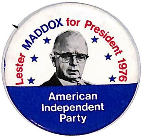 Lester Maddox Campaign Buttons and Pins from Georgia Governor and ...