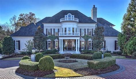 $2.395 Million Brick Country Club Mansion In Charlotte, NC | Homes of ...