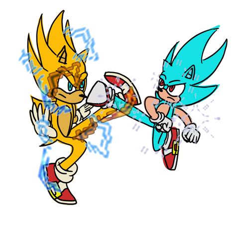 Super Sonic 2 vs Hyper Sonic by TrueBladEdge on DeviantArt