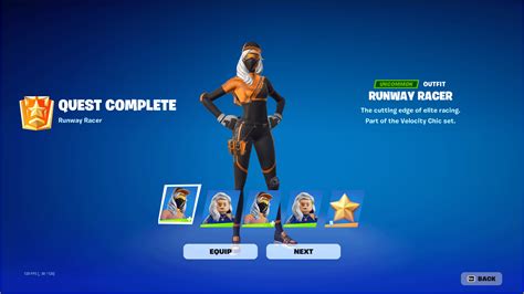 I finally unlocked the Runway Racer skin! : r/FortNiteBR