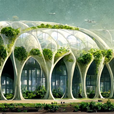 Biophilic Library design Public Building Futuristic Organic Design imagined powered by ...