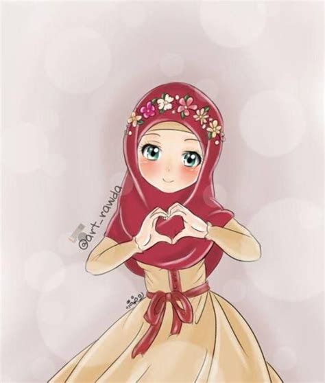 Contoh Gambar Kartun Muslimah 2022 - Gambar Kartun Keren