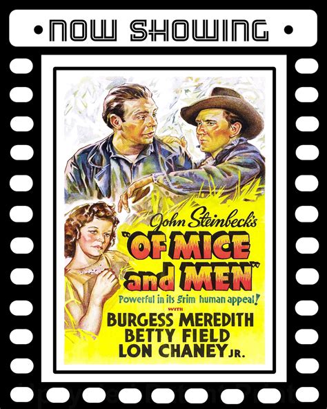 Of Mice and Men 1939 Movie Poster Prints Digital Download | Etsy