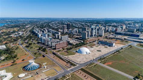 Brasilia, Distrito Federal Brazil Circa June 2020 Aerial photo of Brasilia, capital of Brazil ...