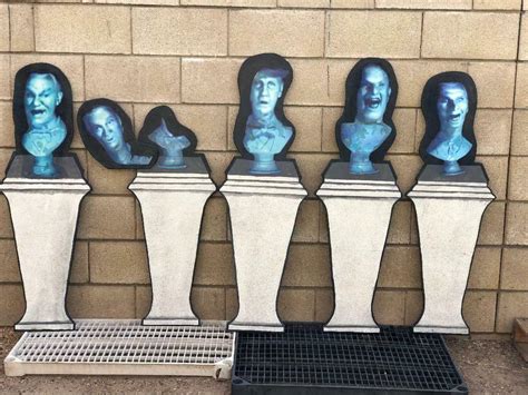 HAUNTED MANSION SINGING HEADS ~ BUSTS ~ HALLOWEEN YARD DECOR **FREE SHIPPING** | #3833321840