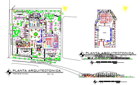 Bus terminal design concept plans - Cadbull