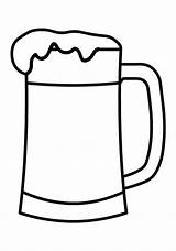 Beer Mug  Coloring Page sketch template