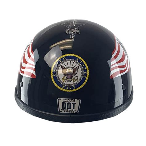 U.S. Navy Motorcycle Half Helmet – Military Republic