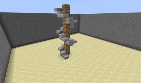 How To Build A Spiral Staircase In Minecraft