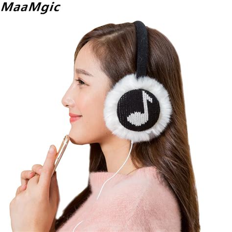 Earmuff Music Earmuff Headphones Warmer Ear Muffs Faux Fur Ear Muffs ...