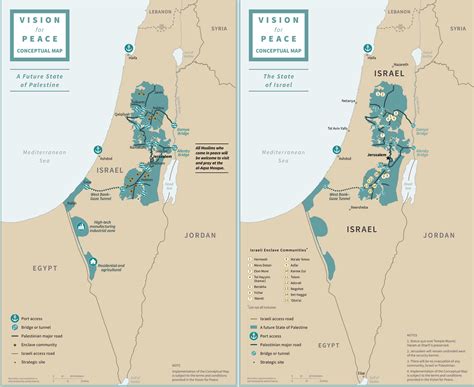 REVEALED: Trump's 'deal of the century' map for a future Palestine ...