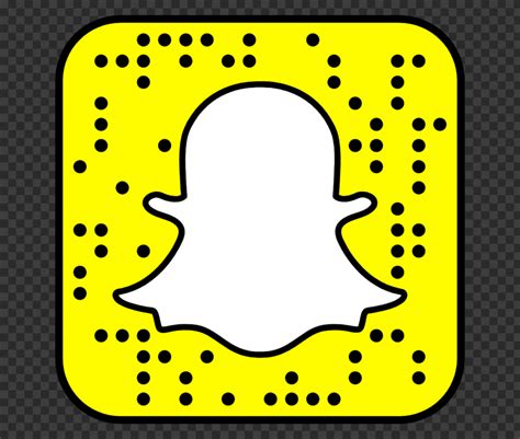 HD Snapchat Yellow Original Code App Logo Icon PNG Image | Citypng