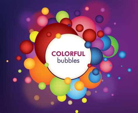 Colorful Bubbles Vector Art & Graphics | freevector.com