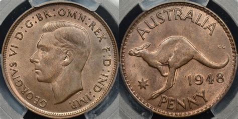 PCGS Graded Australian Pennies For Sale - The Purple Penny