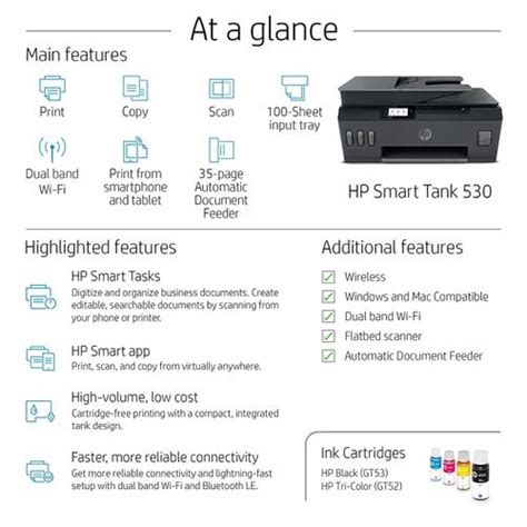 Hp Smart Tank 530 Printer, For Office at ₹ 17400 in New Delhi | ID ...