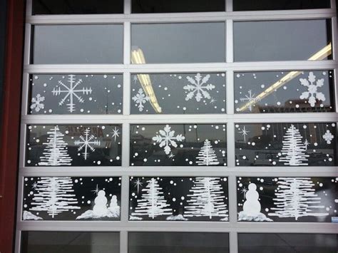 Winter Wonderland window painting @ A Salon 7, in Reno by: Jannal ...