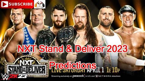 NXT Stand & Deliver 2023 NXT Tag Team Championship Gallus vs. Creed Brothers vs. The Family WWE ...